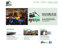 Tablet Screenshot of agroalpin.at